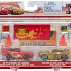 Top 10 ❤️ Disney / Pixar Cars On The Road Metal Road Trip Lightning McQueen & Racing Center Cruz Ramirez Diecast Car 2-Pack 🥰