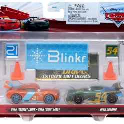Discount 👏 Disney / Pixar Cars On The Road Metal Ryan "Inside" Laney & Herb Curbler Diecast Car 2-Pack 😍