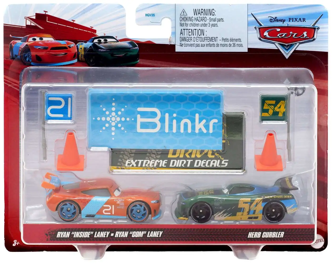 Discount 👏 Disney / Pixar Cars On The Road Metal Ryan "Inside" Laney & Herb Curbler Diecast Car 2-Pack 😍 1 Discount 👏 Disney / Pixar Cars On The Road Metal Ryan "Inside" Laney & Herb Curbler Diecast Car 2-Pack 😍