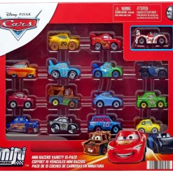 Cheap 🔔 Disney / Pixar Cars Die Cast Metal Mini Racers Mini Racers Variety Exclusive Car 15-Pack [2022] 🤩