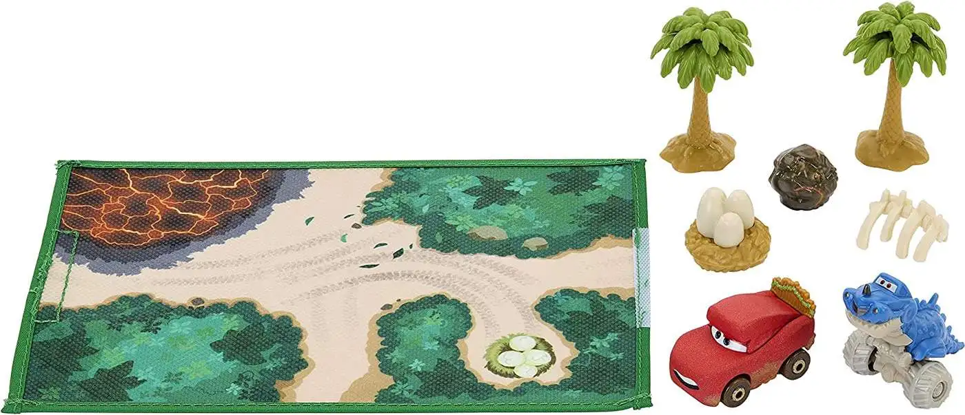 Cheap β Disney / Pixar Cars On The Road Die Cast Metal Mini Racers Dino Park Mini Playset π€© 2 Cheap β Disney / Pixar Cars On The Road Die Cast Metal Mini Racers Dino Park Mini Playset π€© - Image 2