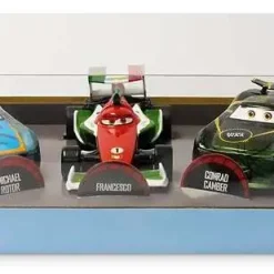 Cheap 🔔 Disney / Pixar Cars Cars 3 Pullback Die Cast Murray Clutchburn, Michael Rotor, Francesco Bernoulli, Conrad Camber & Chris Roamin' Exclusive Vehicle 5-Pack 😉