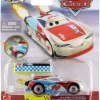 Promo ⭐ Disney / Pixar Cars Cars 3 Rocket Racing Paul Conrev with Blast Wall Diecast Car 🥰