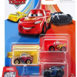 Hot Sale ✔️ Disney / Pixar Cars Die Cast Metal Mini Racers Florida 500 Rivalry Car 3-Pack 😀