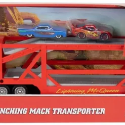 Best Sale ⌛ Disney / Pixar Cars Cars 3 Launching Mack Transporter Exclusive 17-Inch Vehicle [with Ramone & McQueen] 🔥