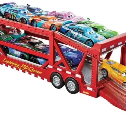 Best Sale ⌛ Disney / Pixar Cars Cars 3 Launching Mack Transporter Exclusive 17-Inch Vehicle [with Ramone & McQueen] 🔥 -Disney Cars Shop 887961928013 inset2