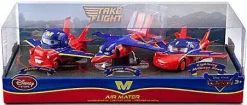 Flash Sale 🎉 Disney / Pixar Cars 1:48 Multi-Packs Air Mater Exclusive Diecast Car Set [Damaged Package] 🌟