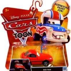 Coupon ❤️ Disney / Pixar Cars Cars Toon Main Series Big Fan Diecast Car #15 ❤️