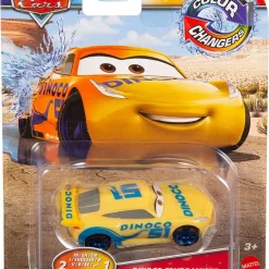 Promo 😀 Disney / Pixar Cars Cars 3 Color Changers Dinoco Cruz Ramirez Diecast Car 🔥