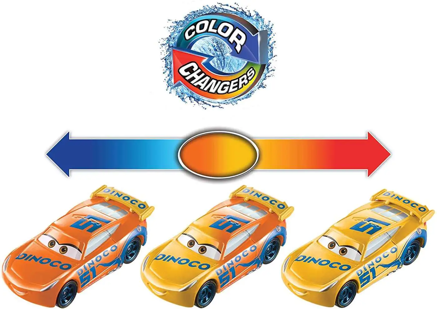 Promo π Disney / Pixar Cars Cars 3 Color Changers Dinoco Cruz Ramirez Diecast Car π₯ 3 Promo π Disney / Pixar Cars Cars 3 Color Changers Dinoco Cruz Ramirez Diecast Car π₯ - Image 3