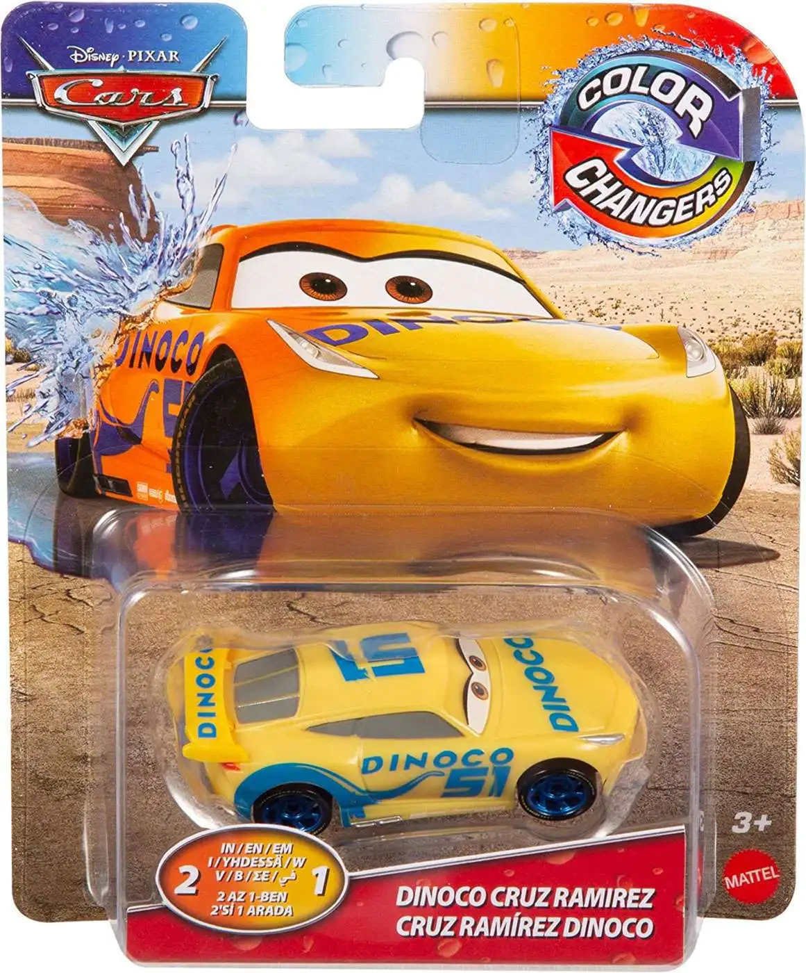 Promo π Disney / Pixar Cars Cars 3 Color Changers Dinoco Cruz Ramirez Diecast Car π₯ 1 Promo π Disney / Pixar Cars Cars 3 Color Changers Dinoco Cruz Ramirez Diecast Car π₯