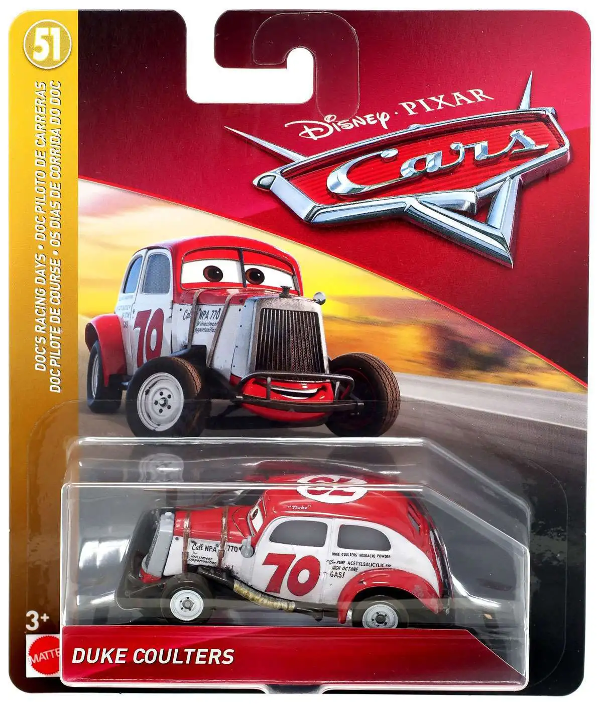 Buy π Disney / Pixar Cars Cars 3 Doc's Racing Days Duke Coulters Diecast Car π₯ 1 Buy π Disney / Pixar Cars Cars 3 Doc's Racing Days Duke Coulters Diecast Car π₯