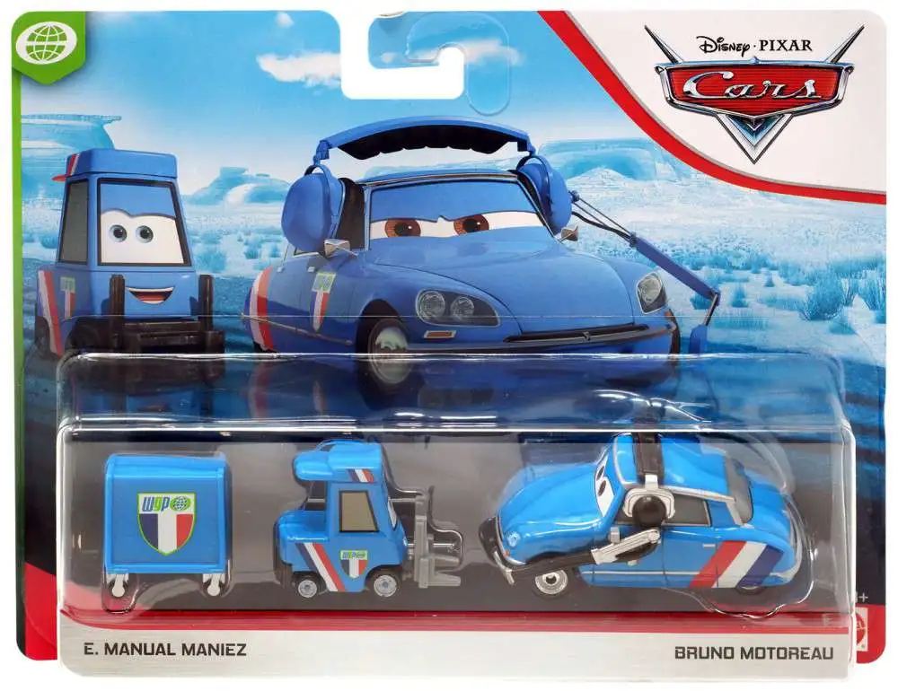 Discount π Disney / Pixar Cars Cars 3 WGP E. Manual Maniez & Bruno Motoreau Diecast 2-Pack β 1 Discount π Disney / Pixar Cars Cars 3 WGP E. Manual Maniez & Bruno Motoreau Diecast 2-Pack β