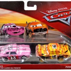 Outlet 💯 Disney / Pixar Cars Cars 3 Thunder Hollow Tailgate & Pushover Diecast Car [Damaged Package] 🧨