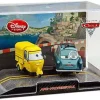 New ✔️ Disney / Pixar Cars Cars 2 1:43 Collectors Case Ape & Professor Z Exclusive Diecast Cars 🌟