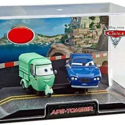 Flash Sale ❤️ Disney / Pixar Cars Cars 2 1:43 Collectors Case Ape & Tomber Exclusive Diecast Cars 💯