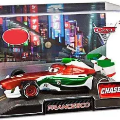 New 😉 Disney / Pixar Cars Cars 2 1:43 Collectors Case Francesco Exclusive Diecast Car [Metallic Chase Edition] ❤️
