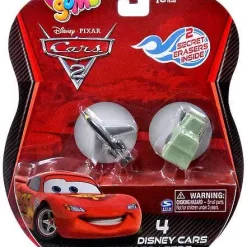 Outlet 😉 Disney / Pixar Cars Cars 2 Gomu Siddeley & Sarge Gomu Erasers 4-Pack ✨