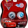 Budget 🎁 Disney / Pixar Cars Cars 2 Gomu Finn McMissile & Raoul Caroule Gomu Erasers 4-Pack ✔️