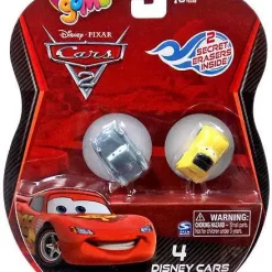 Best Sale 😉 Disney / Pixar Cars Cars 2 Gomu Finn McMissile & Luigi Gomu Erasers 4-Pack ⌛