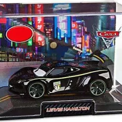Hot Sale 😉 Disney / Pixar Cars Cars 2 1:43 Collectors Case Lewis Hamilton Exclusive Diecast Car [Damaged Package] 💯