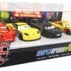 Brand new 👍 Disney / Pixar Cars Cars 2 Light Up World Grand Prix Exclusive Diecast Car Set [Set #1, Damaged Package] 💯