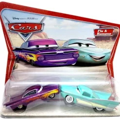 Budget 🧨 Disney / Pixar Cars Series 1 Flo & Ramone Diecast Car 2-Pack 🔥