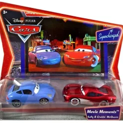 Outlet 🎁 Disney / Pixar Cars Supercharged Movie Moments Sally & Cruisin' McQueen Diecast Car 2-Pack 🎉
