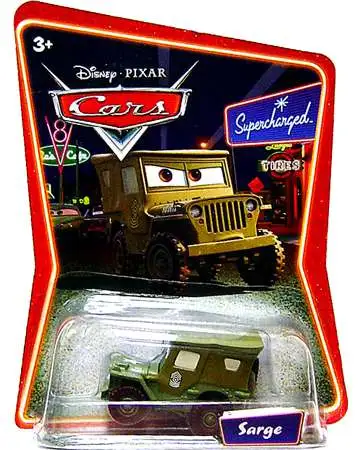 Top 10 π Disney / Pixar Cars Supercharged Sarge Diecast Car π 1 Top 10 π Disney / Pixar Cars Supercharged Sarge Diecast Car π