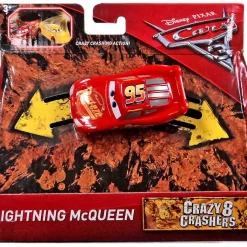 Deals 🎉 Disney / Pixar Cars Cars 3 Crazy 8 Crashers Lightning McQueen Vehicle 🌟