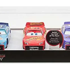 Cheap 😀 Disney / Pixar Cars Cars 3 Lightning McQueen, Carl Weathers & Bobby Swift Exclusive Diecast Car 3-Pack Set 💯