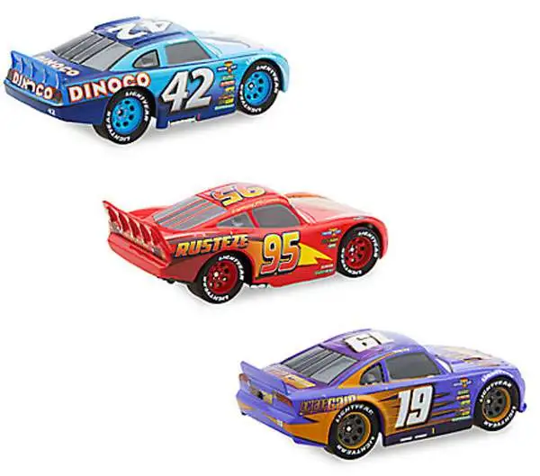 Cheap ๐ Disney / Pixar Cars Cars 3 Lightning McQueen, Carl Weathers & Bobby Swift Exclusive Diecast Car 3-Pack Set ๐ฏ 2 Cheap ๐ Disney / Pixar Cars Cars 3 Lightning McQueen, Carl Weathers & Bobby Swift Exclusive Diecast Car 3-Pack Set ๐ฏ - Image 2