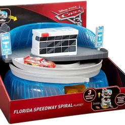 Brand new 😉 Disney / Pixar Cars Cars 3 Florida Speedway Spiral Playset 👍