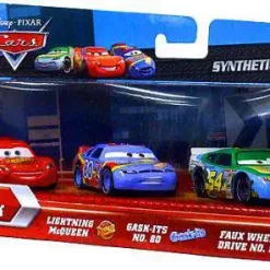 Deals 🔔 Disney / Pixar Cars Synthetic Rubber Tires 3-Car Gift Pack Exclusive Diecast Car Set 👍