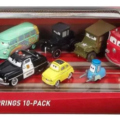 Deals ❤️ Disney / Pixar Cars Cars 3 Return to Radiator Springs Exclusive Die Cast Vehicle 10-Pack [Damaged Package] 🧨