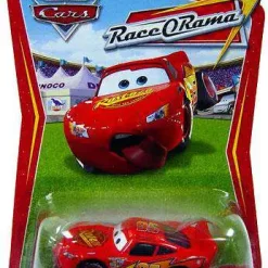 Best reviews of 🔥 Disney / Pixar Cars The World of Cars Race-O-Rama Tongue Lightning McQueen Diecast Car #9 🔥