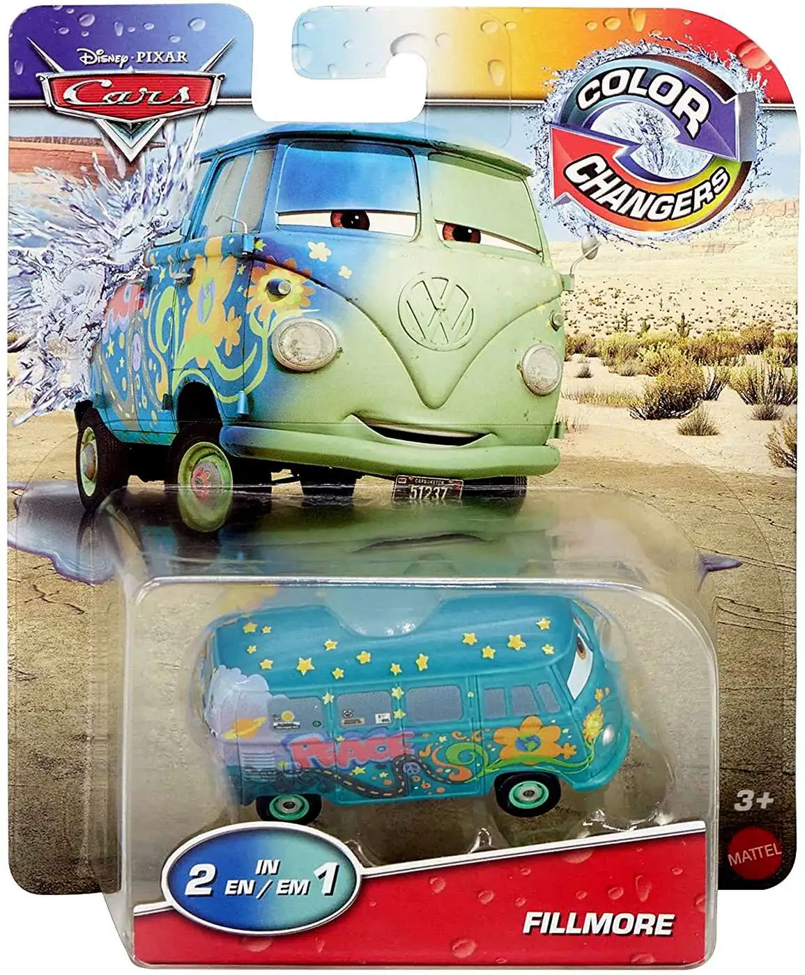 Coupon ๐ Disney / Pixar Cars Cars 3 Color Changers Fillmore Diecast Car โจ 1 Coupon ๐ Disney / Pixar Cars Cars 3 Color Changers Fillmore Diecast Car โจ