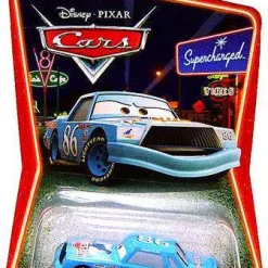 Cheap 👏 Disney / Pixar Cars Supercharged Dinoco Chick Hicks Diecast Car 🥰