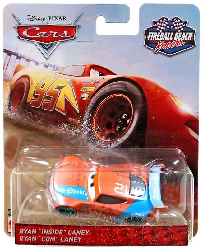 Budget π€© Disney / Pixar Cars Cars 3 Fireball Beach Racers Ryan "Inside" Laney Diecast Car π 1 Budget π€© Disney / Pixar Cars Cars 3 Fireball Beach Racers Ryan "Inside" Laney Diecast Car π