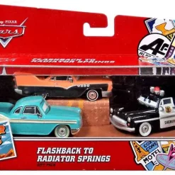 Brand new 🔔 Disney / Pixar Cars Flashback to Radiator Springs Diecast Car 3-Pack 🌟