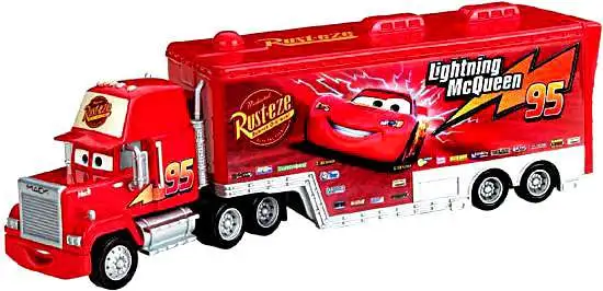 Brand new π Disney / Pixar Cars Deluxe Mack Hauler Vehicle 𧨠1 Brand new π Disney / Pixar Cars Deluxe Mack Hauler Vehicle π§¨