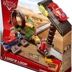 Deals ⭐ Disney / Pixar Cars Story Sets Luigi's Loop Playset [Damaged Package] ⌛