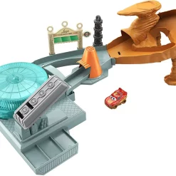 Best Sale ⭐ Disney / Pixar Cars Die Cast Metal Mini Racers Radiator Springs Spin Out! Exclusive Playset 🎉 -Disney Cars Shop carsminiracerradspringspinout inset2
