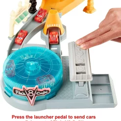 Best Sale ⭐ Disney / Pixar Cars Die Cast Metal Mini Racers Radiator Springs Spin Out! Exclusive Playset 🎉 -Disney Cars Shop carsminiracerradspringspinout inset4