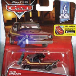 Top 10 🌟 Disney / Pixar Cars Oil Rig Getaway Towga Gremlin Diecast Car #5/8 [Loose] ✔️