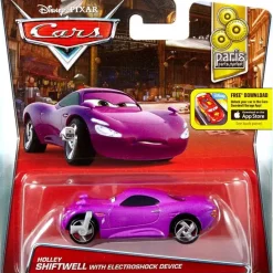 New 😀 Disney / Pixar Cars Paris Parts Market Holley Shiftwell with Electroshock Device Diecast Car #3/6 🌟