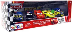 Brand new 😉 Disney / Pixar Cars The World of Cars Multi-Packs Piston Cup Race Day Gift Pack Exclusive Diecast Car Set [Set #1, Damaged Package] 🧨