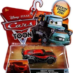 Top 10 ✔️ Disney / Pixar Cars Cars Toon Main Series Heavy Metal Lightning McQueen Diecast Car #41 ⭐
