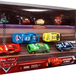 Budget ✨ Disney / Pixar Cars Multi-Packs Piston Cup Nights Speedway 9-Pack Exclusive Diecast Car Set [Damaged Package] 😀