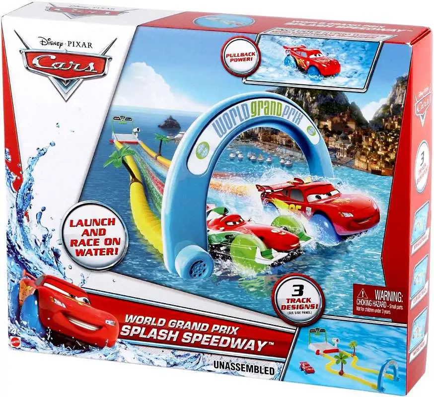 Discount 🔔 Disney / Pixar Cars World Grand Prix Splash Speedway Playset ⌛ 1 Discount 🔔 Disney / Pixar Cars World Grand Prix Splash Speedway Playset ⌛